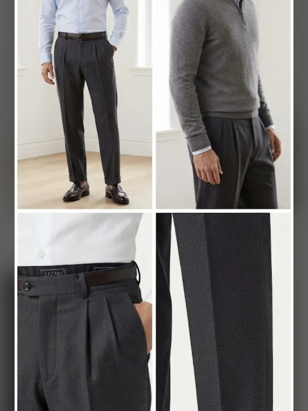 Made in Italy Black Dress Pants - Classic Tailored Finish